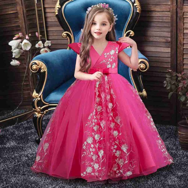 girl's dresses girls long wedding dress lace embroidered flower party tulle princess dress birthday party gown for girls clothing w0224, Red;yellow
girl's dresses girls long wedding dress lace embroidered flower party tulle princess dress birthday party gown for girls clothing w0224, Red;yellow