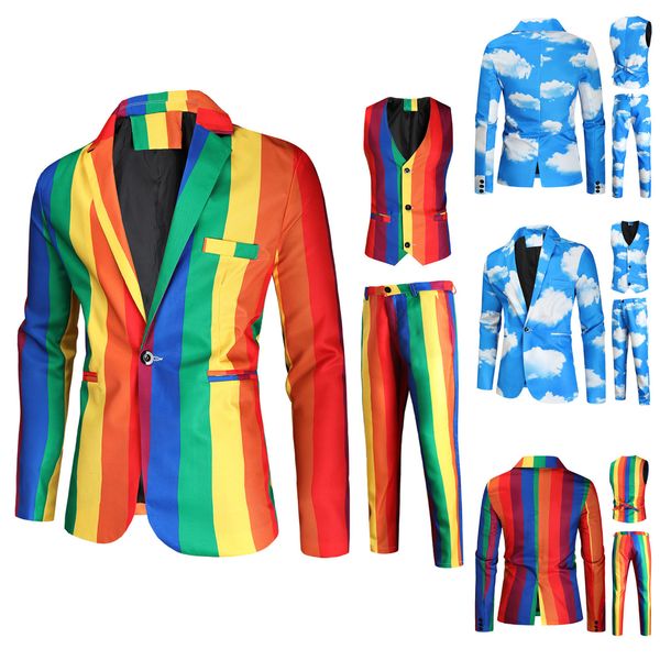men s tracksuits three piece suit fashion casual printed coat vest pants formal work soft winter windeproof 230224, Gray
men s tracksuits three piece suit fashion casual printed coat vest pants formal work soft winter windeproof 230224, Gray