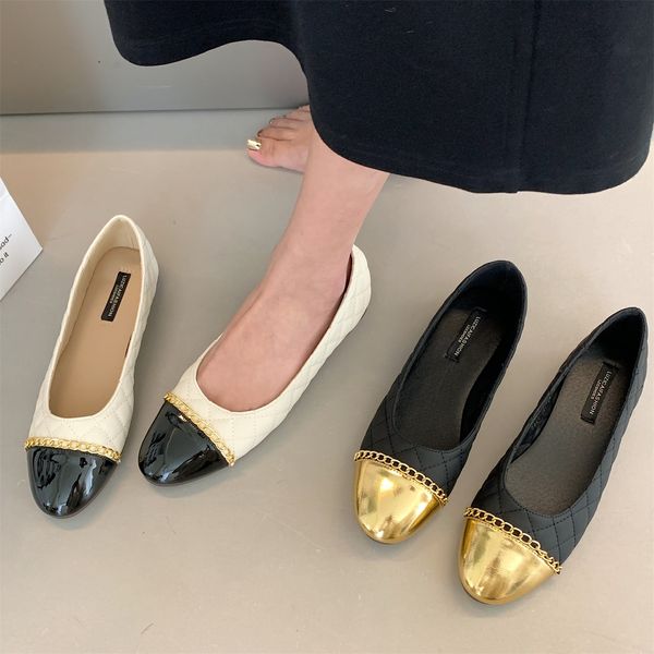 dress shoes bailamos 2023 women casual flats luxury brand design round toe bow ballet flat low heels slip on loafer zapatos muj 230224, Black
dress shoes bailamos 2023 women casual flats luxury brand design round toe bow ballet flat low heels slip on loafer zapatos muj 230224, Black