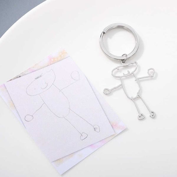 key rings customized children's drawing gold silver keychain stainless steel kids art personalized custom name keyring christmas kids g, Slivery;golden
key rings customized children's drawing gold silver keychain stainless steel kids art personalized custom name keyring christmas kids g, Slivery;golden