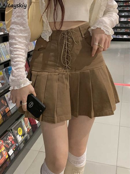 skirts denim pleated skirts women bandage solid design streetwear high waist summer casual fashion korean sweet lovely females clothes l2302, Black
skirts denim pleated skirts women bandage solid design streetwear high waist summer casual fashion korean sweet lovely females clothes l2302, Black