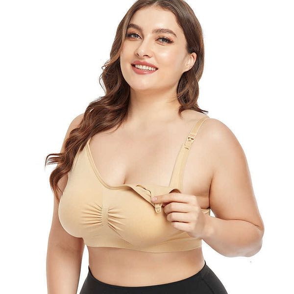 Maternity Panties Bra Enlarged size version pregnant women no steel ring front opening breast feeding bra postpartum gathering anti sagging, White
Maternity Panties Bra Enlarged size version pregnant women no steel ring front opening breast feeding bra postpartum gathering anti sagging, White