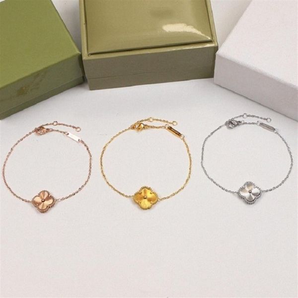 designer clover bracelet fashion womens gold link bracelet titanium steel four-leaf flowers cleef bracelets jewelry271l, Black
designer clover bracelet fashion womens gold link bracelet titanium steel four-leaf flowers cleef bracelets jewelry271l, Black