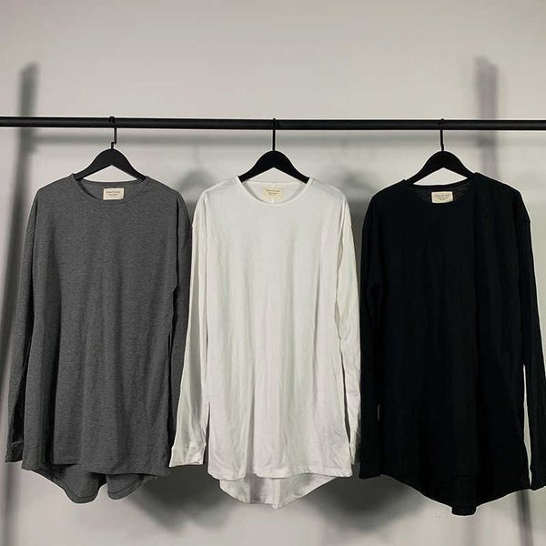 recommend the correct version of fog feel of god base shirt loose fold irregular high street fashion long sleeve t-shirt, Black
recommend the correct version of fog feel of god base shirt loose fold irregular high street fashion long sleeve t-shirt, Black