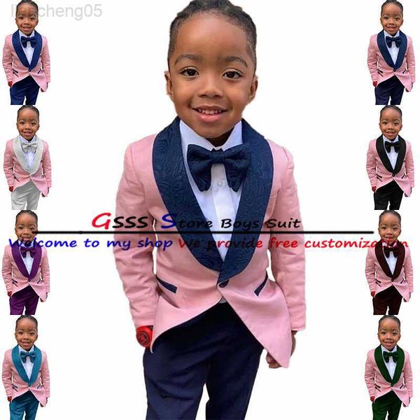 clothing sets pink boys wedding tuxedo jacquard kids blazer pants 2 piece shawl collar jacket child outfit come enfant garon w0224, White
clothing sets pink boys wedding tuxedo jacquard kids blazer pants 2 piece shawl collar jacket child outfit come enfant garon w0224, White