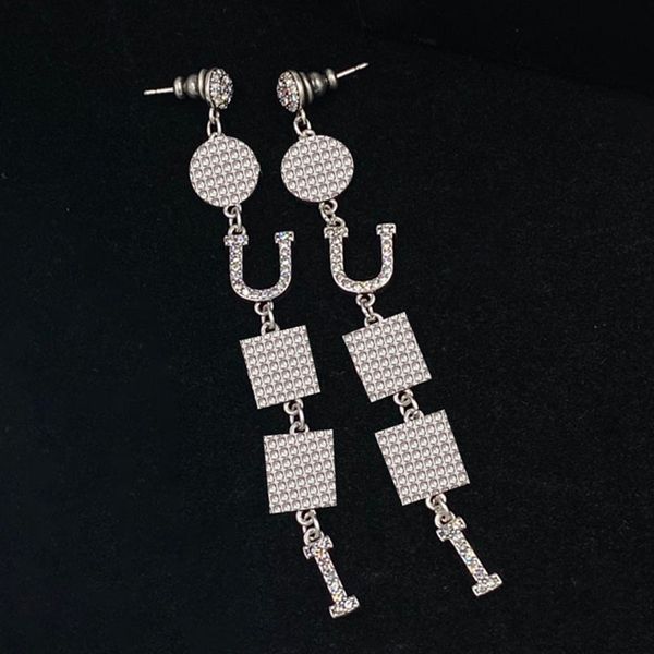 silver letter pendant charm women full diamond circle ear stud simple link chain dangle earrings, Golden
silver letter pendant charm women full diamond circle ear stud simple link chain dangle earrings, Golden