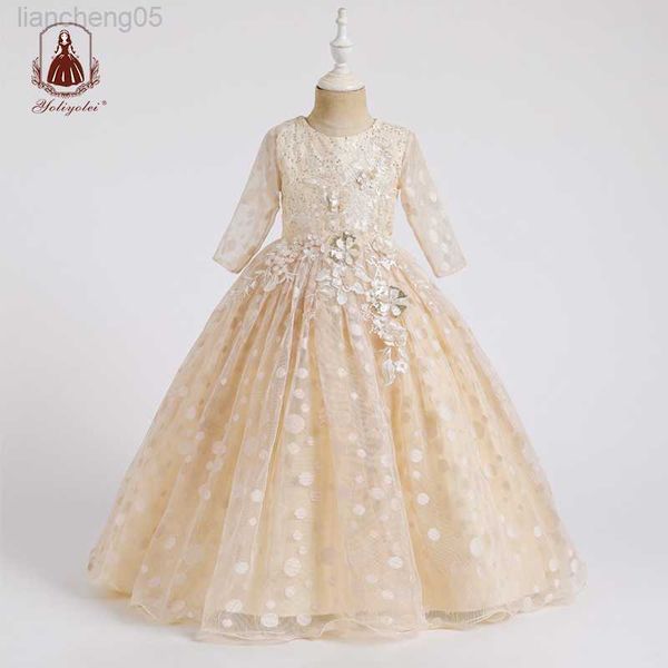 girl's dresses yoliyolei fluffy bridesmaid dress dot fashion appliques robe princesse enfant fille long birthday children dresses for g, Red;yellow
girl's dresses yoliyolei fluffy bridesmaid dress dot fashion appliques robe princesse enfant fille long birthday children dresses for g, Red;yellow