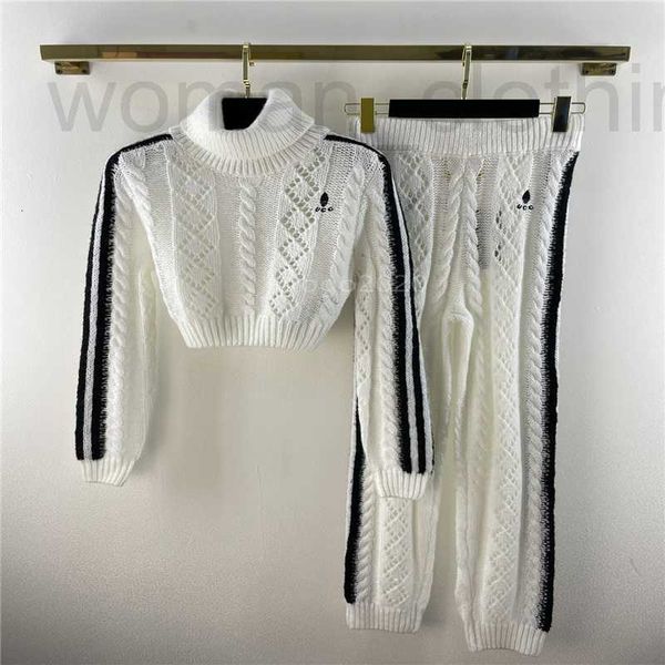 designer 2022 womens knits two piece pants sets with letter embroidery girls milan runway jersey jogging outwear hollow out tank ap9i, White
designer 2022 womens knits two piece pants sets with letter embroidery girls milan runway jersey jogging outwear hollow out tank ap9i, White