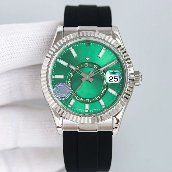 with original box men watch 41mm day-date ice green arabic rare dial automatic fashion numerals man watch folding 2813 mechanical watches 20, Slivery;brown
with original box men watch 41mm day-date ice green arabic rare dial automatic fashion numerals man watch folding 2813 mechanical watches 20, Slivery;brown