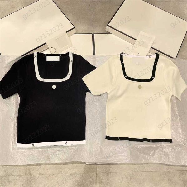 square collar t-shirts ice silk fabric refreshing summer tee patchwork letters webbing short sleeve t-shirts 2 colors womens graphic t-shir, White
square collar t-shirts ice silk fabric refreshing summer tee patchwork letters webbing short sleeve t-shirts 2 colors womens graphic t-shir, White