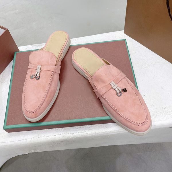 slippers style baotou half slippers womens leather suede flat muller shoes round head summer walking casual 230224, Black
slippers style baotou half slippers womens leather suede flat muller shoes round head summer walking casual 230224, Black