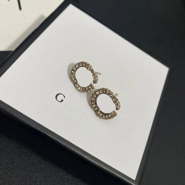 charm gu earrings designers jewellery luxury 18k gold classic double g stud diamond-encrusted fashion and luxury girl cjewelers original pac, Golden
charm gu earrings designers jewellery luxury 18k gold classic double g stud diamond-encrusted fashion and luxury girl cjewelers original pac, Golden
