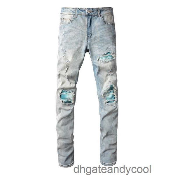 torn 2023 amirs denim old jeans designer pants water man fashion brand made light blue wash jeans men bright blue patch youth elastic fit in
torn 2023 amirs denim old jeans designer pants water man fashion brand made light blue wash jeans men bright blue patch youth elastic fit in
