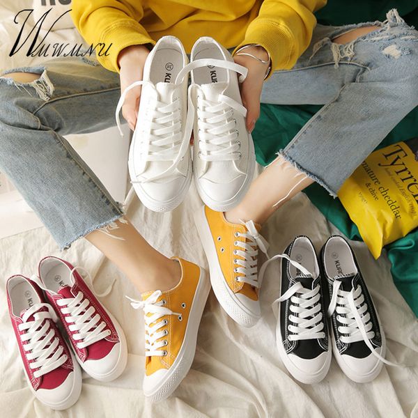 dress shoes harajuku wild canvas yellow white sneakers women spring casual flat red black round toe flats female comfort 230224
dress shoes harajuku wild canvas yellow white sneakers women spring casual flat red black round toe flats female comfort 230224