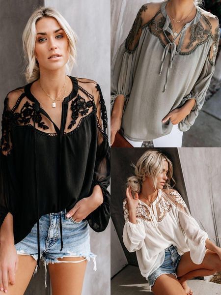 women's blouses shirts timelimited full polyester zanzea blouse solid color europe and america loose thin versatile shirt 230223, White
women's blouses shirts timelimited full polyester zanzea blouse solid color europe and america loose thin versatile shirt 230223, White