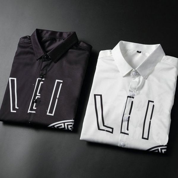 men's shirt fashion casual hip-hop social and luxury designer fashion hip-hop shirt brand spring and autumn slim fashion clothing -3xl, White;black
men's shirt fashion casual hip-hop social and luxury designer fashion hip-hop shirt brand spring and autumn slim fashion clothing -3xl, White;black