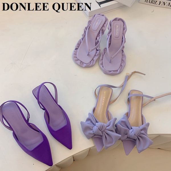 sandals female flipflop women stiletto open toe purple bow knot high heels 2022 fashion roman sandal elegant mule slipper slide 230224, Black
sandals female flipflop women stiletto open toe purple bow knot high heels 2022 fashion roman sandal elegant mule slipper slide 230224, Black