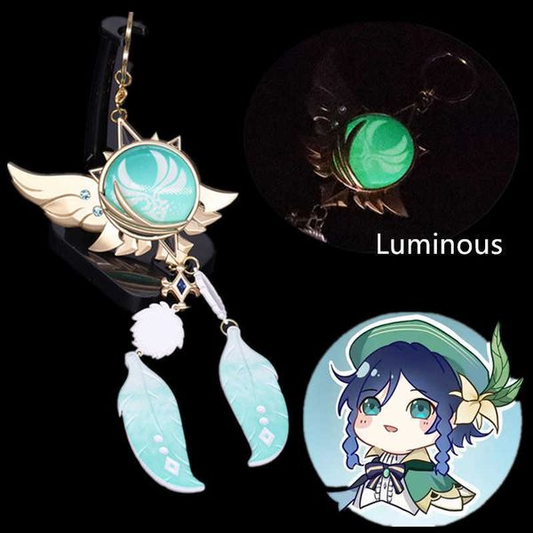 key rings game genshin impact barbatos mondstadt vision of god feather key chains cosplay venti luminous keychain bag pendant keyring j23022, Slivery;golden
key rings game genshin impact barbatos mondstadt vision of god feather key chains cosplay venti luminous keychain bag pendant keyring j23022, Slivery;golden