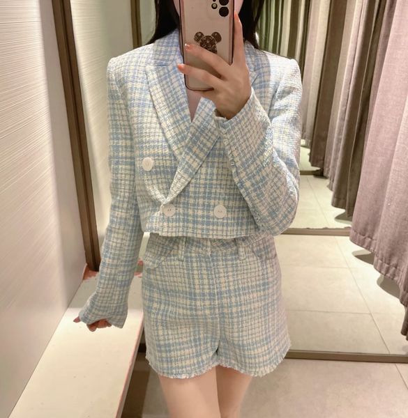 women s two piece pants chic textured casual short suit jacket fashion double breasted long sleeve classic style female shorts mujer 230223, White
women s two piece pants chic textured casual short suit jacket fashion double breasted long sleeve classic style female shorts mujer 230223, White