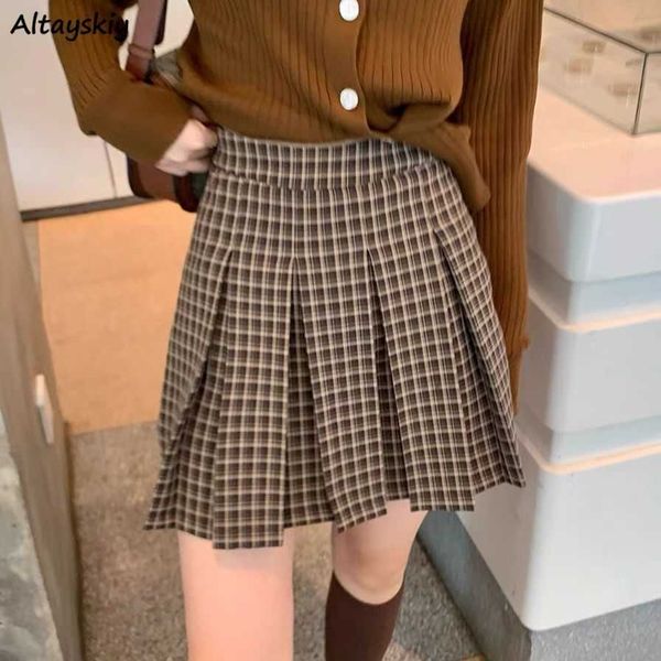 skirts autumn skirts women plaid mini high waist pleated bottoms all-match vintage streetwear college lovely popular design l230224, Black
skirts autumn skirts women plaid mini high waist pleated bottoms all-match vintage streetwear college lovely popular design l230224, Black