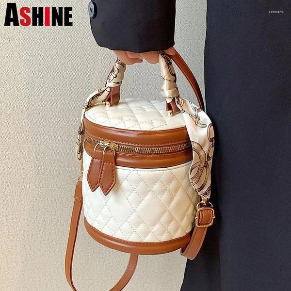 shoulder bags small vintage bucket messenger bag for ladies scarf wrap handle luxury handbags female lattice pu leather crossbody purse
shoulder bags small vintage bucket messenger bag for ladies scarf wrap handle luxury handbags female lattice pu leather crossbody purse