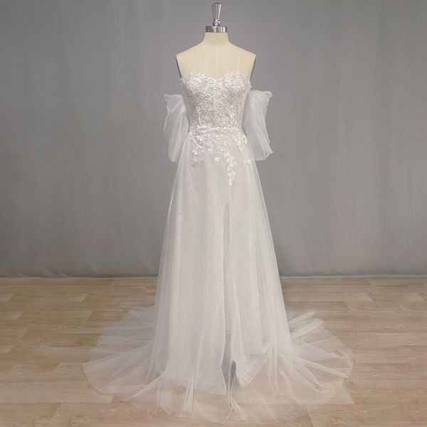 party dresses dideyttawl off the shoulder boho wedding dress 2023 lace applqiues detachable sleeves sweetheart a line bride gown 230224, White;black
party dresses dideyttawl off the shoulder boho wedding dress 2023 lace applqiues detachable sleeves sweetheart a line bride gown 230224, White;black