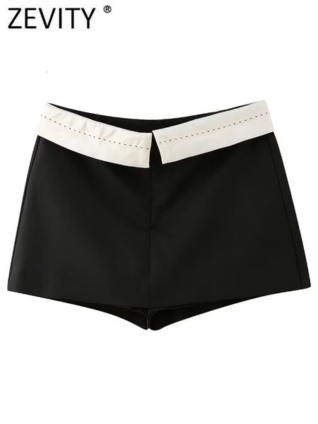 women s shorts zevity women fashion low waist design patchwork black skirts lady zipper chic pantalone cortos qun3452 230223, White;black
women s shorts zevity women fashion low waist design patchwork black skirts lady zipper chic pantalone cortos qun3452 230223, White;black