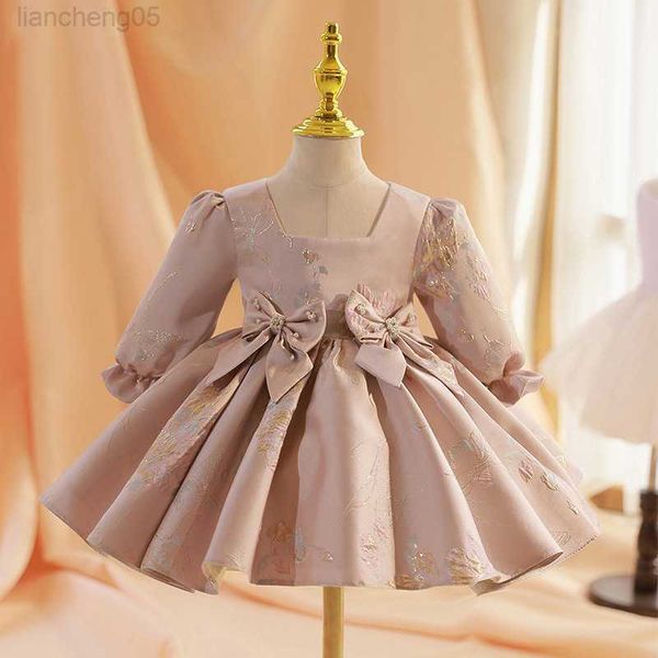 girl's dresses spainsh baby girls princess ball gown kids long sleeve cute bow beading design birthday party baptism boutique dresses y, Red;yellow
girl's dresses spainsh baby girls princess ball gown kids long sleeve cute bow beading design birthday party baptism boutique dresses y, Red;yellow