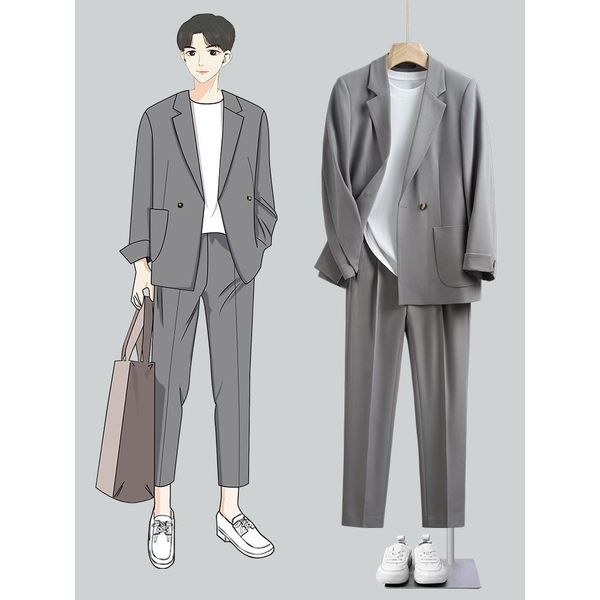 men s tracksuits jacket sets mens designer clothes casual blazer pants men harajuku oversize and s 2 piece streetwear 230224, Gray
men s tracksuits jacket sets mens designer clothes casual blazer pants men harajuku oversize and s 2 piece streetwear 230224, Gray