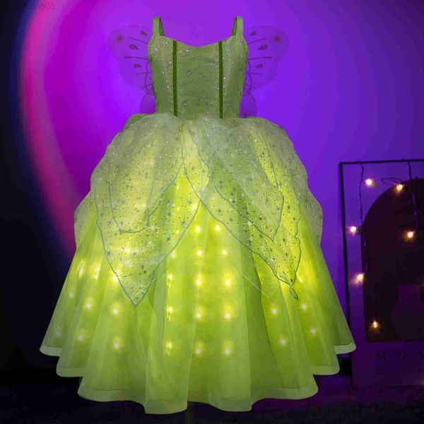 girl's dresses tinker bell fairy led light up dresses for girls cosplay flower fairy princess dress christmas carnival birthday party c, Red;yellow
girl's dresses tinker bell fairy led light up dresses for girls cosplay flower fairy princess dress christmas carnival birthday party c, Red;yellow