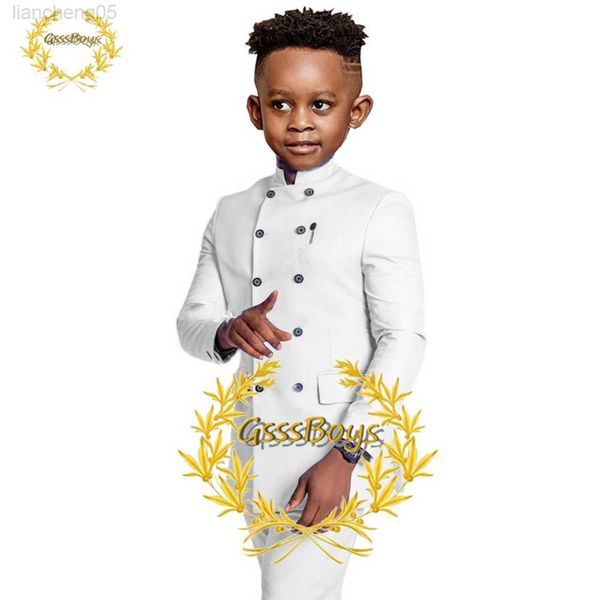 clothing sets boys suit double breasted jacket pants set of 2 stand collar wedding tuxedo fashion party dresses kids formal blazer set w0224, White
clothing sets boys suit double breasted jacket pants set of 2 stand collar wedding tuxedo fashion party dresses kids formal blazer set w0224, White