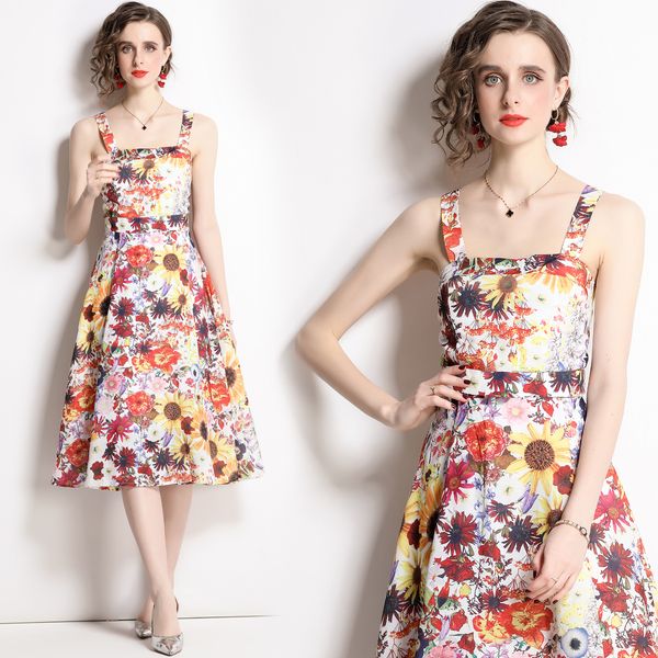 2023 summer floral suspender strap dress women designer slim vacation printed beach dresses for special occasion sweet cute ladies club cock, Black;gray
2023 summer floral suspender strap dress women designer slim vacation printed beach dresses for special occasion sweet cute ladies club cock, Black;gray