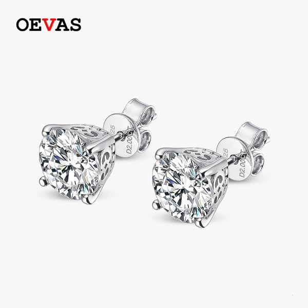 stud oevas 100% 925 sterling silver real 2 carat 8mm four claws stud earrings for women sparkling wedding fine jewelry 230223, Golden;silver
stud oevas 100% 925 sterling silver real 2 carat 8mm four claws stud earrings for women sparkling wedding fine jewelry 230223, Golden;silver