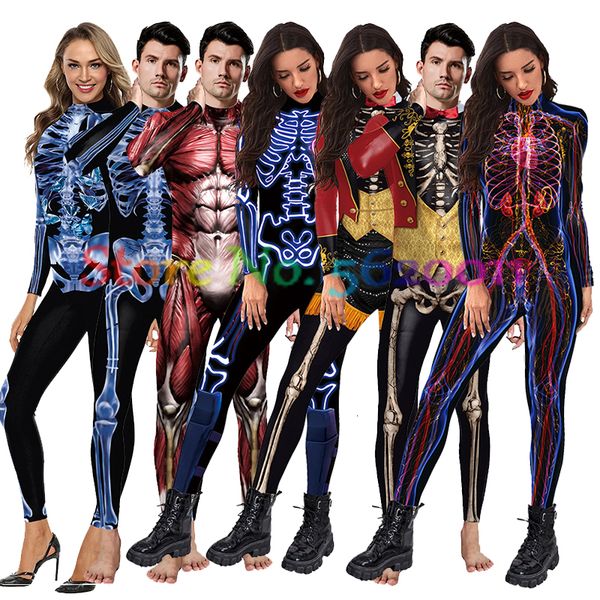 theme costume women men muscle human body skeleton bone flower skull 3d printing dress up jumpsuit halloween party cosplay costumes outfit 2, Black;red
theme costume women men muscle human body skeleton bone flower skull 3d printing dress up jumpsuit halloween party cosplay costumes outfit 2, Black;red