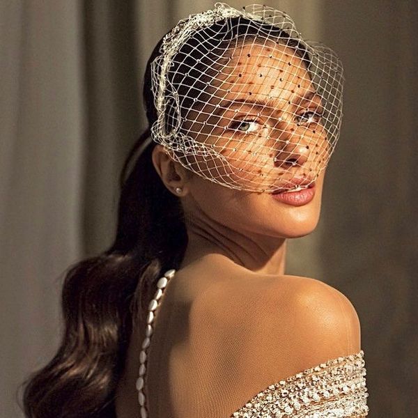 wedding hair jewelry youlapan va06 white headband veil for bridal crystal birdcage black face net mask short fascinator elegant charming 230, Slivery;golden
wedding hair jewelry youlapan va06 white headband veil for bridal crystal birdcage black face net mask short fascinator elegant charming 230, Slivery;golden