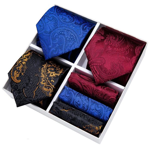 bow ties luxury 3 pack men's set red blue black paisley 100 silk handkerchief cufflinks clip box gift for men dibangu 230224, Black;gray
bow ties luxury 3 pack men's set red blue black paisley 100 silk handkerchief cufflinks clip box gift for men dibangu 230224, Black;gray