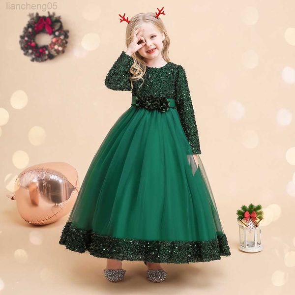 girl's dresses green christmas dresses for girls winter long sleeve kids party princess come 4-14 yrs sequin solid elegant xmas vestido, Red;yellow
girl's dresses green christmas dresses for girls winter long sleeve kids party princess come 4-14 yrs sequin solid elegant xmas vestido, Red;yellow