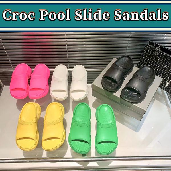 women slippers designer croc pool slides sandals paris platform rubber slide womens slipper croc clog black bright pink white luxury mens su
women slippers designer croc pool slides sandals paris platform rubber slide womens slipper croc clog black bright pink white luxury mens su