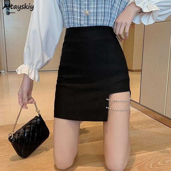 skirts mini skirts women side-slit crystal-chain korean style slim trendy elegant patchwork female bottom summer popular chic ulzzang l23022, Black 
skirts mini skirts women side-slit crystal-chain korean style slim trendy elegant patchwork female bottom summer popular chic ulzzang l23022, Black