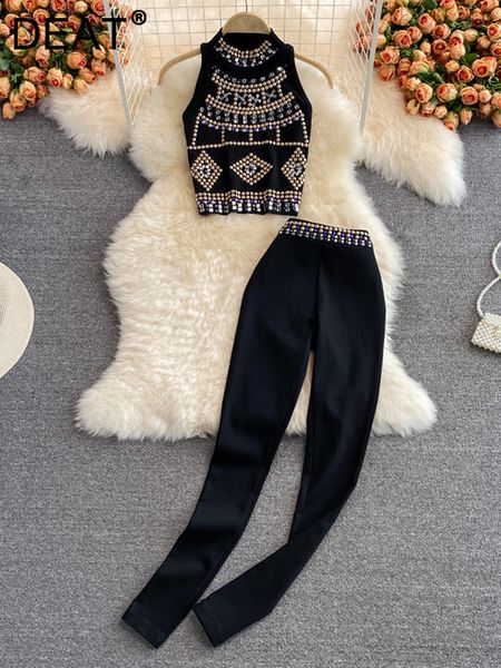 women s two piece pants deat autumn womens peice sets beaded chic cropped high waist slim long fashion set 2023 11d8381 230224, White
women s two piece pants deat autumn womens peice sets beaded chic cropped high waist slim long fashion set 2023 11d8381 230224, White