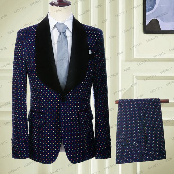 men s tracksuits 2023 navy blue 2 pieces linen slim fit wedding men suits colorful dots shawl lapel single breasted masculino leisure prom s, Gray
men s tracksuits 2023 navy blue 2 pieces linen slim fit wedding men suits colorful dots shawl lapel single breasted masculino leisure prom s, Gray