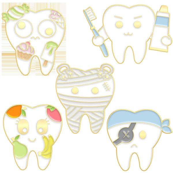 cartoon creative tooth brooches set 5pcs toothbrush and toothpaste fruit enamel paint badges for girls boys gold plated alloy pin fashion je, Gray
cartoon creative tooth brooches set 5pcs toothbrush and toothpaste fruit enamel paint badges for girls boys gold plated alloy pin fashion je, Gray