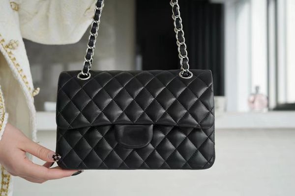 fashion women's channel cf shoulder bags designer luxury crossbody bag flap clutch gold and silver chain handbags caviar smooth leather
fashion women's channel cf shoulder bags designer luxury crossbody bag flap clutch gold and silver chain handbags caviar smooth leather