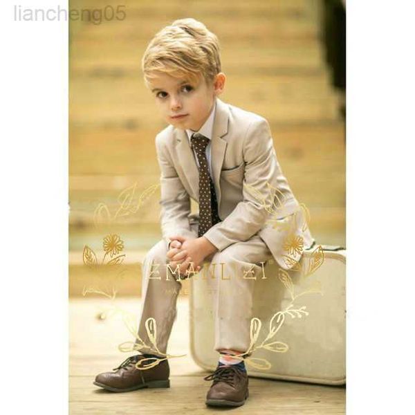 clothing sets beige jacket pant children tuxedos notched lapel boys attire come homme boys suit for wedding formal kid suit solid color w022, White
clothing sets beige jacket pant children tuxedos notched lapel boys attire come homme boys suit for wedding formal kid suit solid color w022, White