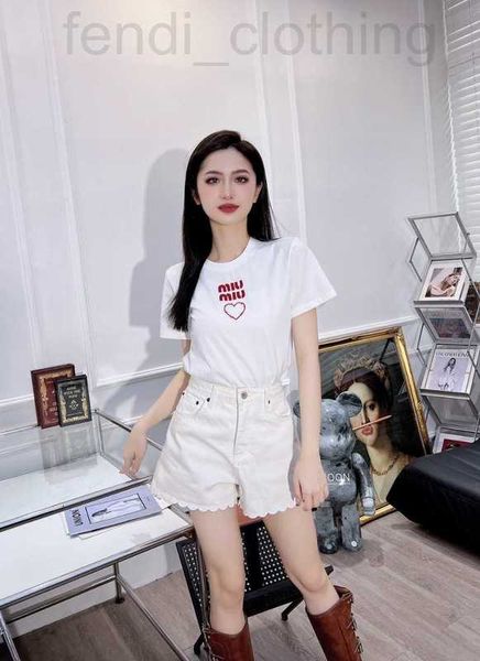 women's polos designe early spring new love embroidery decorative round neck short sleeve casual t-shirt versatile age reducing comfort, White
women's polos designe early spring new love embroidery decorative round neck short sleeve casual t-shirt versatile age reducing comfort, White