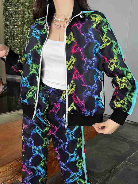 designer 2023 women's two piece pants fashion spring summer colorful letters trouser suit high neck long sleeve casual jacket coat wais, White
designer 2023 women's two piece pants fashion spring summer colorful letters trouser suit high neck long sleeve casual jacket coat wais, White