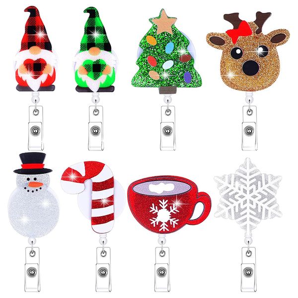 10 pcs/lot key ring christmas retractable bling glitter holiday badge reels cute acrylic id name badge holder with alligator clip for office, Slivery;golden
10 pcs/lot key ring christmas retractable bling glitter holiday badge reels cute acrylic id name badge holder with alligator clip for office, Slivery;golden