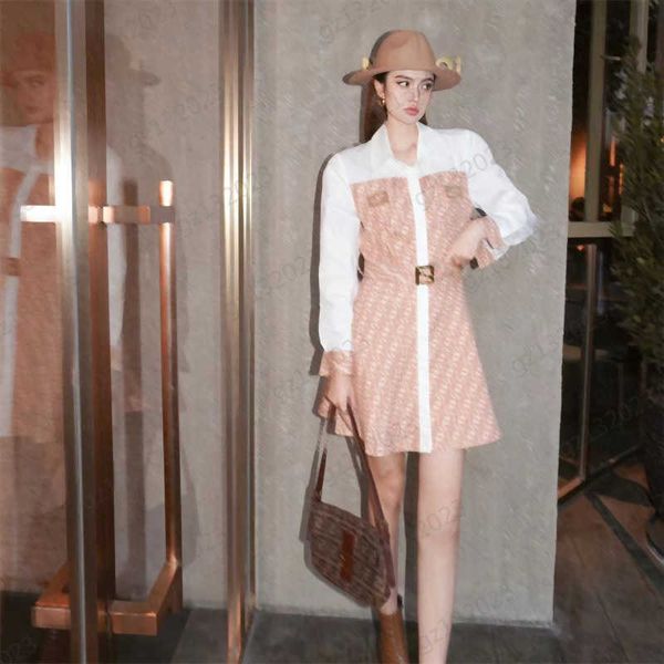 brand dress temperament lapel metal buckle belt slim long sleeves dresses fabric crisp bunched waist cut fashion maxiskit spring and summer, Black;gray
brand dress temperament lapel metal buckle belt slim long sleeves dresses fabric crisp bunched waist cut fashion maxiskit spring and summer, Black;gray
