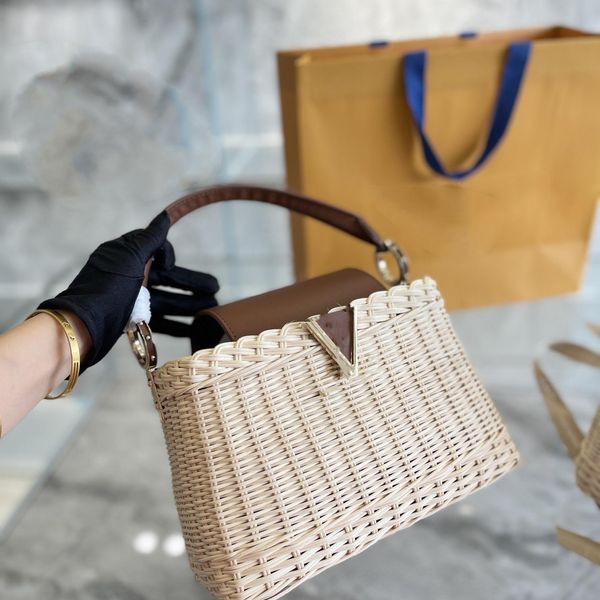 designer handabag straw bag shoulder men women shopping bags summer beach straws weave tote hollow out letter leather shoulders strap
designer handabag straw bag shoulder men women shopping bags summer beach straws weave tote hollow out letter leather shoulders strap