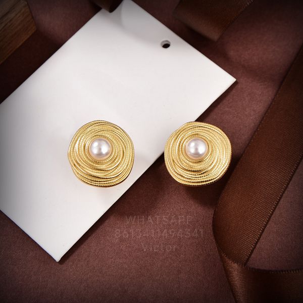 botiega circular earrings designer studs dangle for woman gold plated 18k diamond official reproductions luxury never fade exquisite gift 02, Silver
botiega circular earrings designer studs dangle for woman gold plated 18k diamond official reproductions luxury never fade exquisite gift 02, Silver